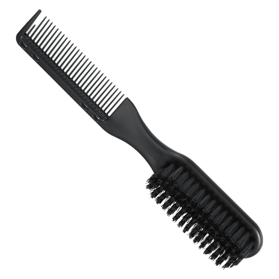 Unique Bargains Nylon Hair Brush for Men Brush Beard Detangling Brush Suitable for Thick Hair Black