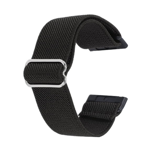 Unique Bargains Nylon Sport Loop Watch Bands Quick Release Watch Straps for Men and Women Band Width 23mm Black