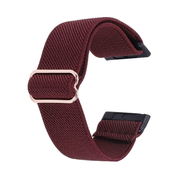 Unique Bargains Nylon Sport Loop Watch Bands Quick Release Watch Straps for Men and Women Band Width 23mm Red