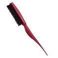 thumbnail image 1 of Unique Bargains Nylon Teasing Brush Three Row Salons Teasing Brush for Styling Backcombing Red 8.86" Length, 1 of 7