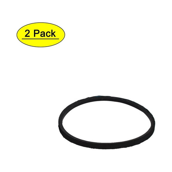 Unique Bargains O-460E 460mm Inner Girth Transmission Drive Belt V-belt 2Pcs for Washing Machine