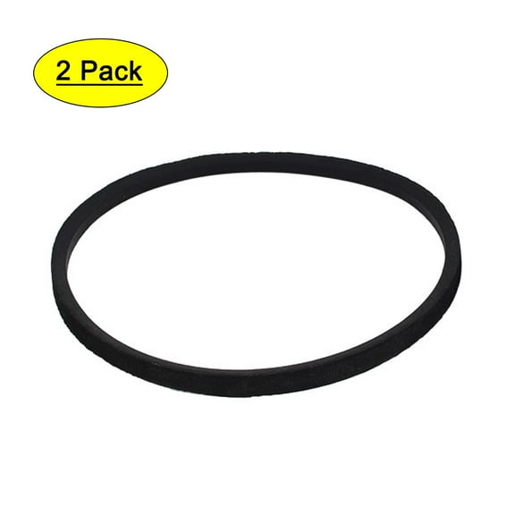 Unique Bargains O-470E 470mm Inner Girth Transmission Drive Belt V-belt 2Pcs for Washing Machine