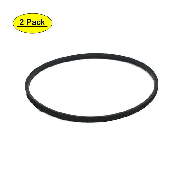 Unique Bargains O-640E 640mm Inner Girth Transmission Belt 2Pcs for Washing Machine