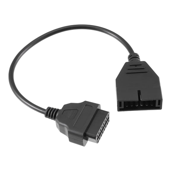 Unique Bargains OBD1 12-Pin to OBD2 16-Pin Adapter Diagnostic Tool Adapter Connector Cable Replaces for GM