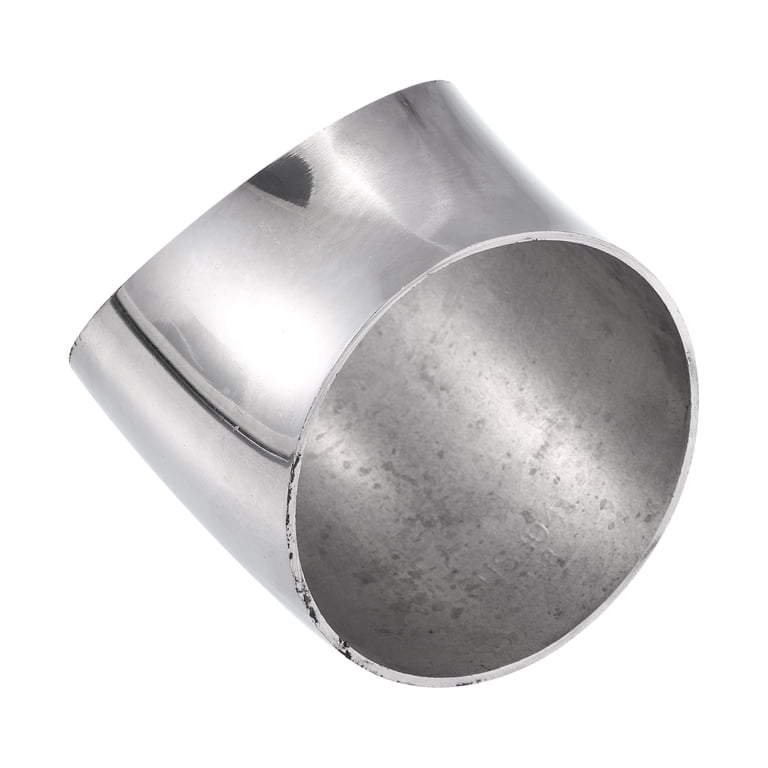 2-Pack 2” OD 45° Stainless Steel Exhaust Elbow Pipes – SS304 (51mm)