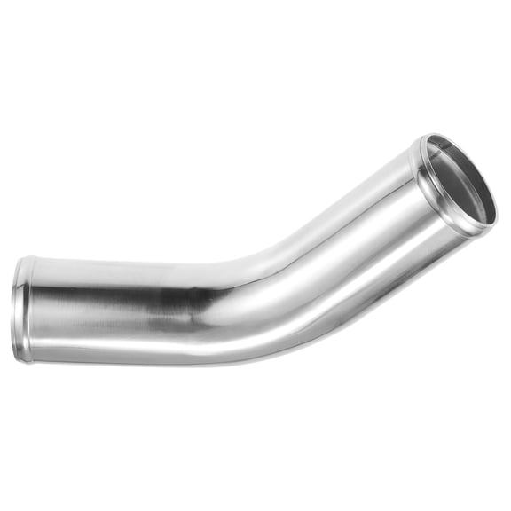 Unique Bargains OD 2.5" Leg Length 4" Universal Car Aluminum Alloy Tube Intercooler Pipe 45 Degree Bend Elbow