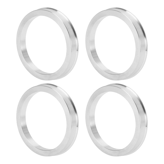 Unique Bargains OD 69.1mm to ID 57.1mm Car Wheel Hub Centric Rings Aluminium Alloy 4 Pcs