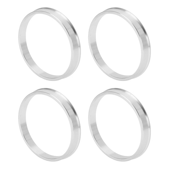 Unique Bargains OD 69.6mm to ID 63.4mm Car Wheel Hub Centric Rings Aluminium Alloy 4 Pcs