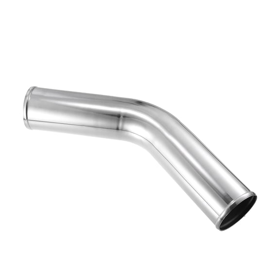 Unique Bargains OD 89mm 3.50" Length 19.69" 500mm Aluminum Alloy Tube Intercooler Pipe 45 Degree Air Intake Tube for Car