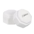thumbnail image 1 of Unique Bargains Octagon Velvet Ring Box for Wedding Rings White, 1 of 7