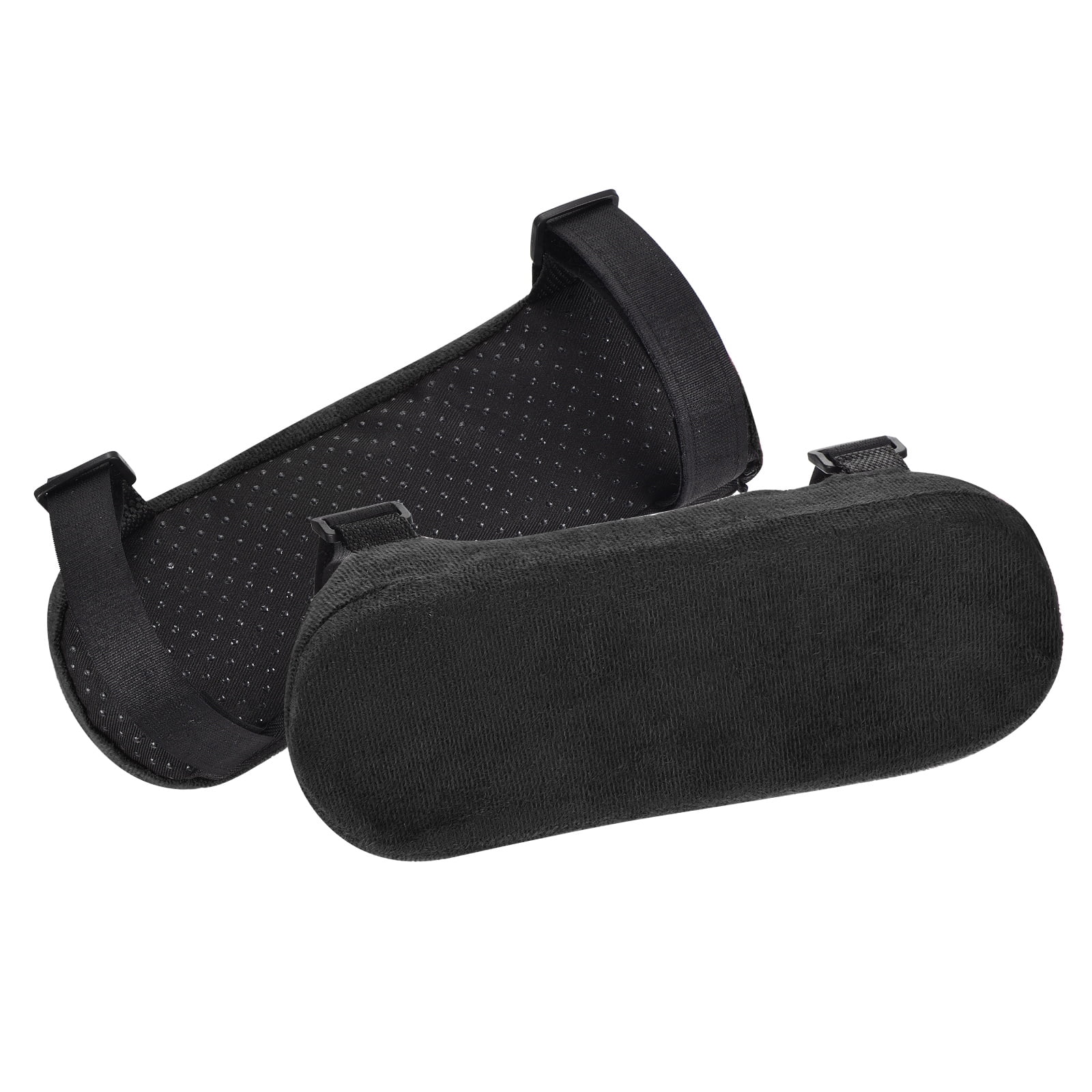 Unique Bargains Office Chair Arm Pads Armrest Memory Foam Cotton Removable Black