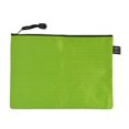 thumbnail image 1 of Unique Bargains Office Stationery Rectangle Green Zipper Closure A5 Paper File Storage Bag, 1 of 2