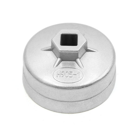 Unique Bargains Oil Filter Wrench Cap Tool Remover 14 Flutes 74mm Inner Dia Metal for Car Truck