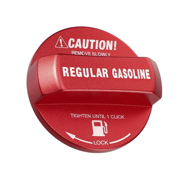 Unique Bargains Oil Fuel Cap Decorative Sticker Fuel Tank Cap Cover Decorative for Aqua MX Series Aluminum Alloy Red