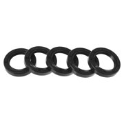 Unique Bargains Oil Seal TC Seal Ring Rotary Shaft Seal 25x37x7mm High Pressure Nitrile Rubber Black 5 Pcs