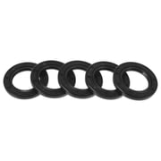 Unique Bargains Oil Seal TC Seal Ring Rotary Shaft Seal 25x40x5mm High Pressure Nitrile Rubber Black 5 Pcs