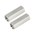 thumbnail image 1 of Uxcell G 1/8" One Way Female Threaded Full Port Check Valve Copper Silver Tone 2Pcs, 1 of 3