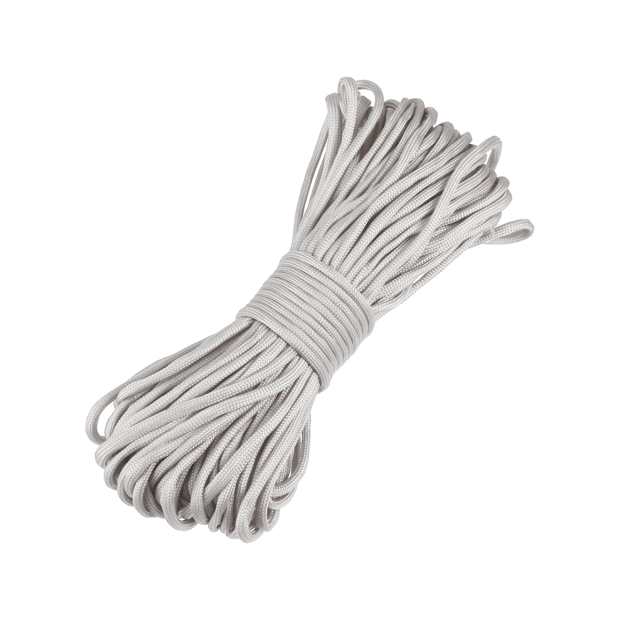 Unique Bargains Outdoor Camping Guylines Tent Rope 7 Core 4mm Paracord Gray