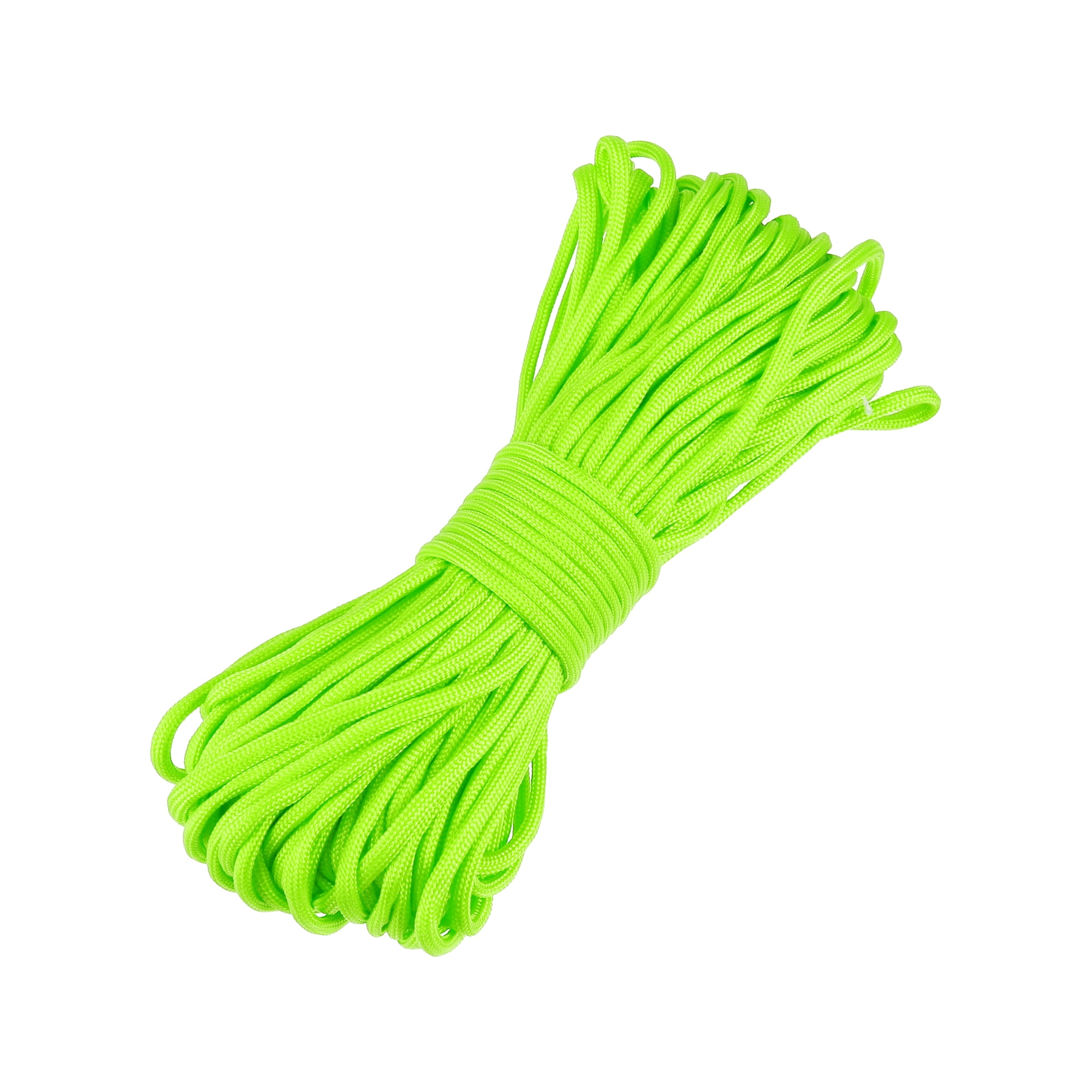 Unique Bargains Outdoor Camping Guylines Tent Rope 7 Core 4mm Paracord Green