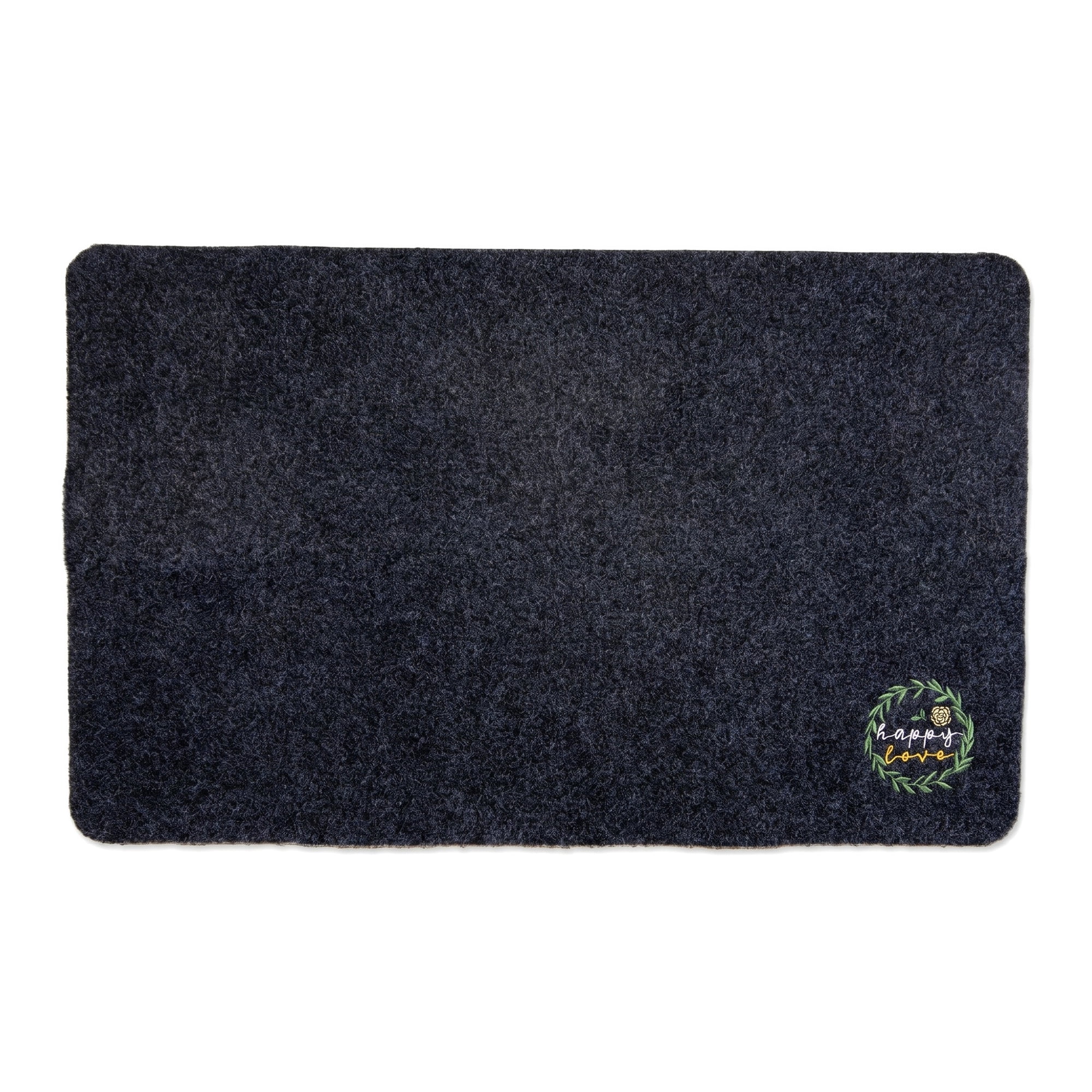 Unique Bargains Outdoor Doormat Waterproof Non-Slip Scraper Welcome Mat Black 32" x 20"