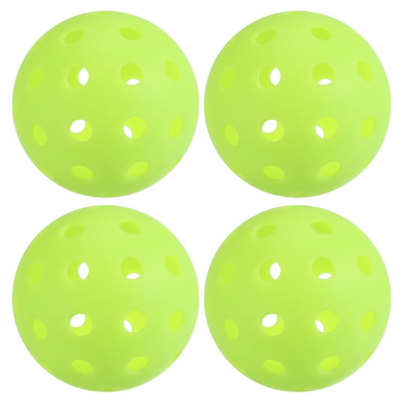 Unique Bargains Outdoor Pickleball Balls 40 Holes for Amateurs Indoor and Outdoor Sports Neon Green