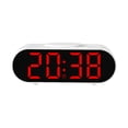 thumbnail image 1 of Unique Bargains Oval Alarm Clock Decorate for Bedroom Red, 1 of 6