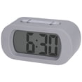 thumbnail image 1 of Unique Bargains Oval Digital Alarm Clock Adjustable Alarm Snooze Gray, 1 of 6