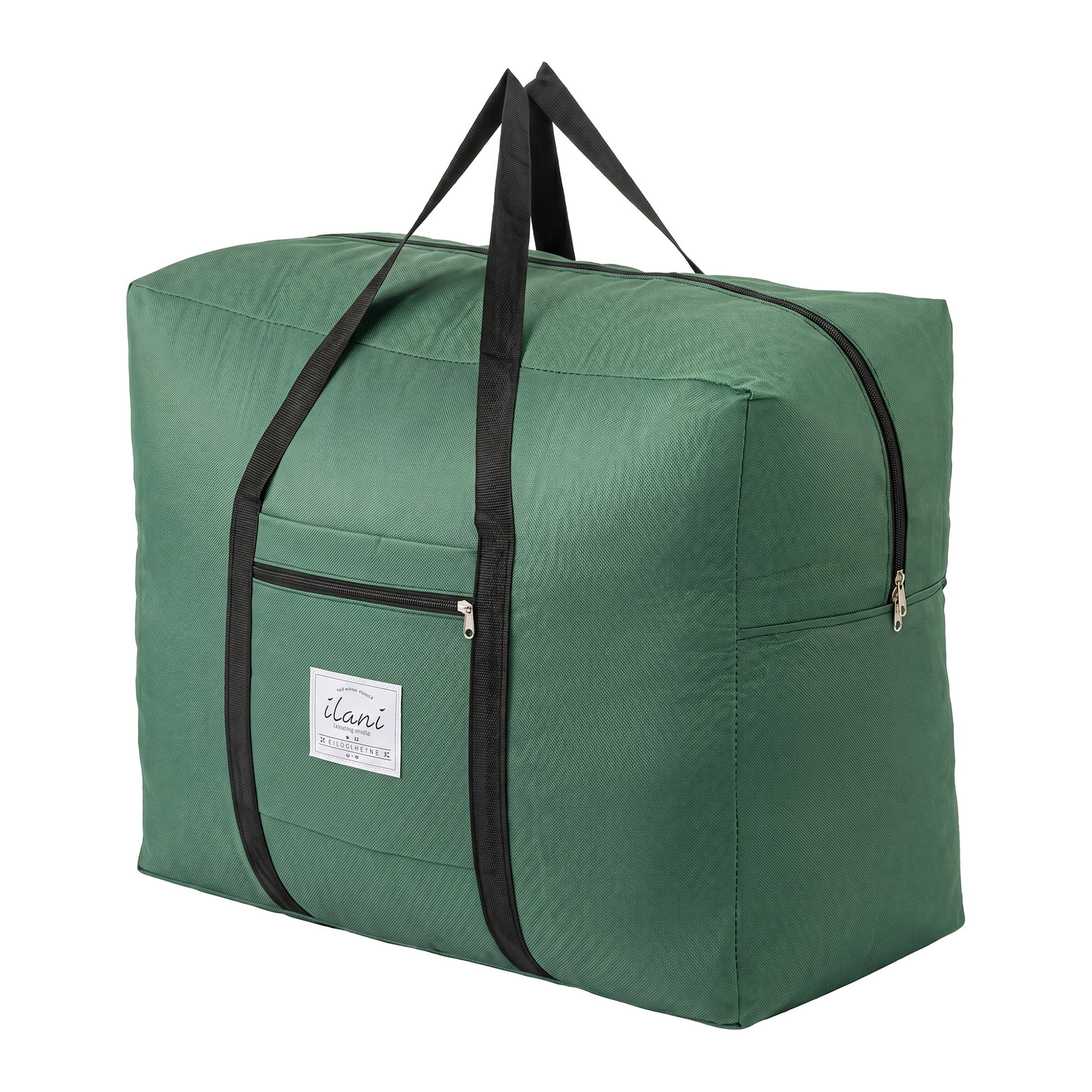 Unique Bargains Extra Large Oxford Travel Storage Bag for Organizing Army Green 20.1" x 16.1" x 10.2"