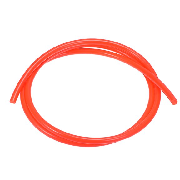 Unique Bargains PE Plastic Tubing Polyethylene Tube Hose Red 9/32" x 25/64" x 6.6ft