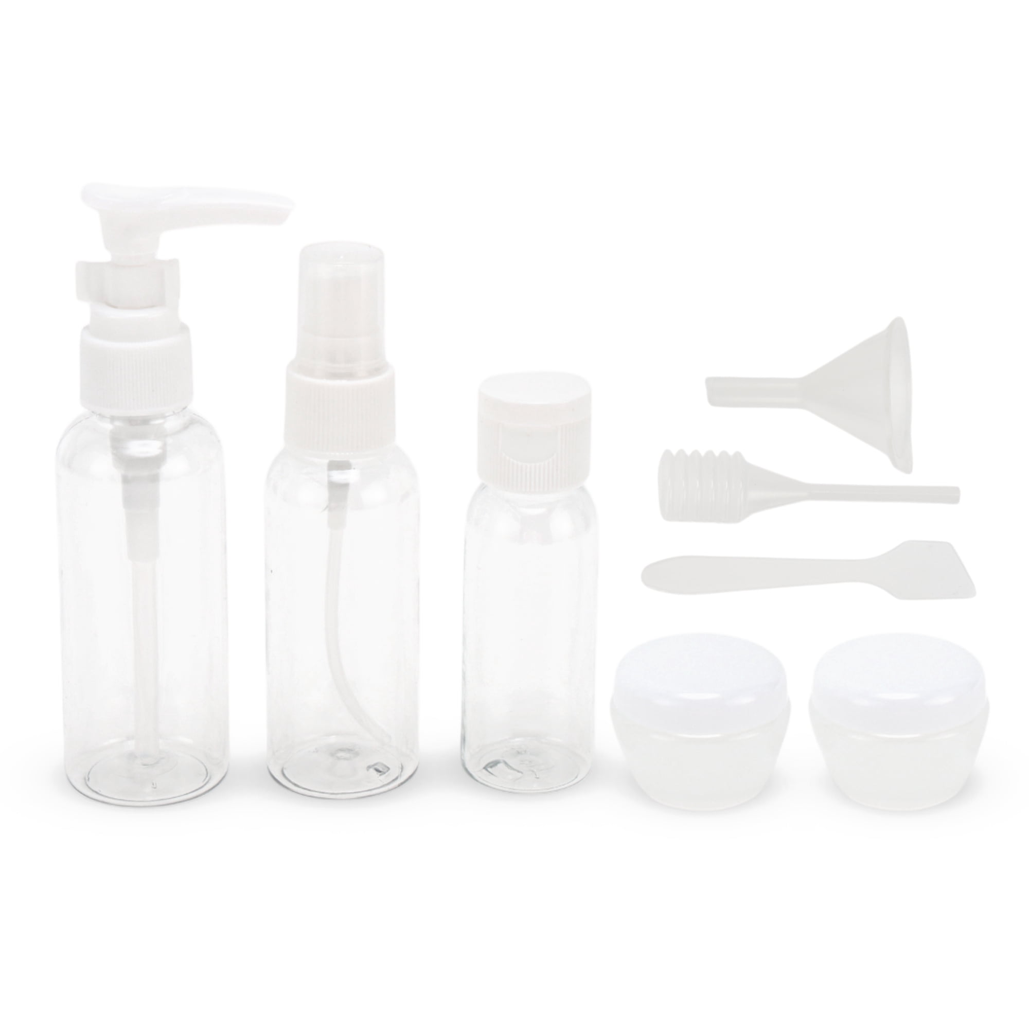 Unique Bargains PE Travel Container Set 8Pcs White