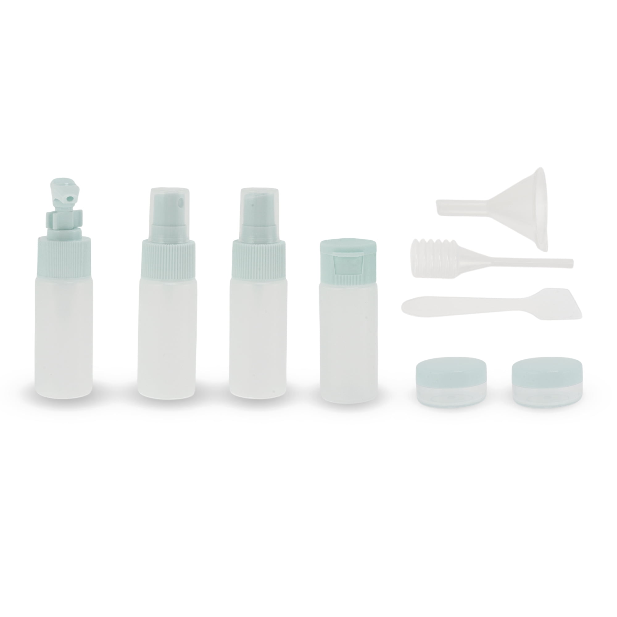 Unique Bargains PE Travel Containers Set 9Pcs Blue