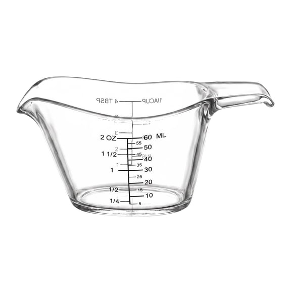 Unique Bargains PS Material Measuring Cup for Kitchen Tasks Clear 60ml