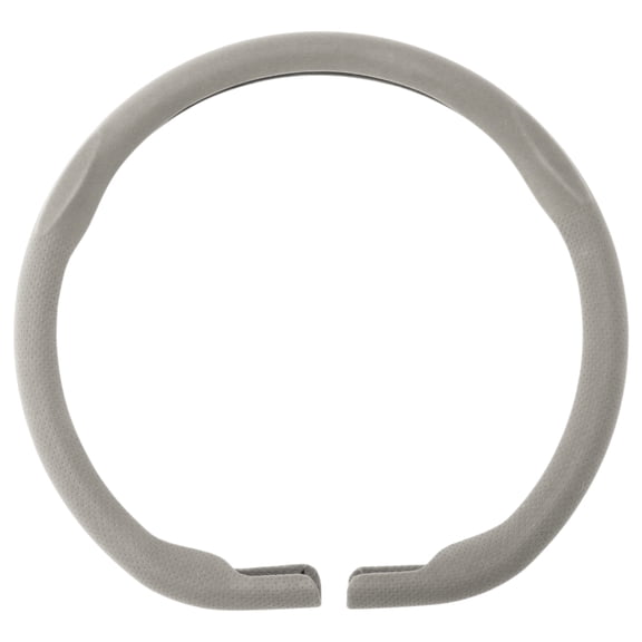 Unique Bargains PU Artificial Leather Steering Wheel Cover Car Steering Wheel Protector 14.96" Gray