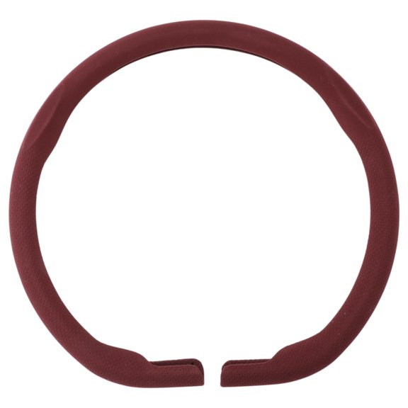 Unique Bargains PU Artificial Leather Steering Wheel Cover Car Steering Wheel Protector 14.96" Wine Red