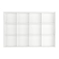 thumbnail image 1 of Unique Bargains PU Leather Jewelry Organizer Trays with Removable Dividers for Drawers White-12 Grid Tray, 1 of 7