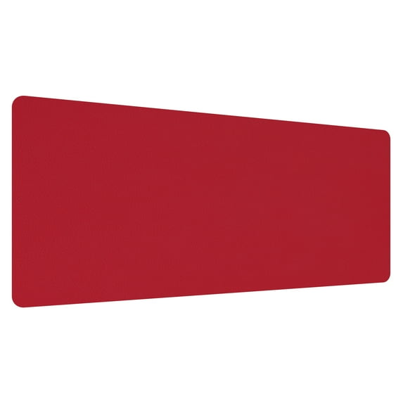 Unique Bargains PU Leather NonSlip Waterproof Keyboard Pad Writing Desk Mat Protector Red 28"x14"