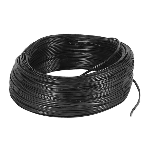 Black Coated Electro Galvanized 0.55mm Diameter Iron Wire 100M