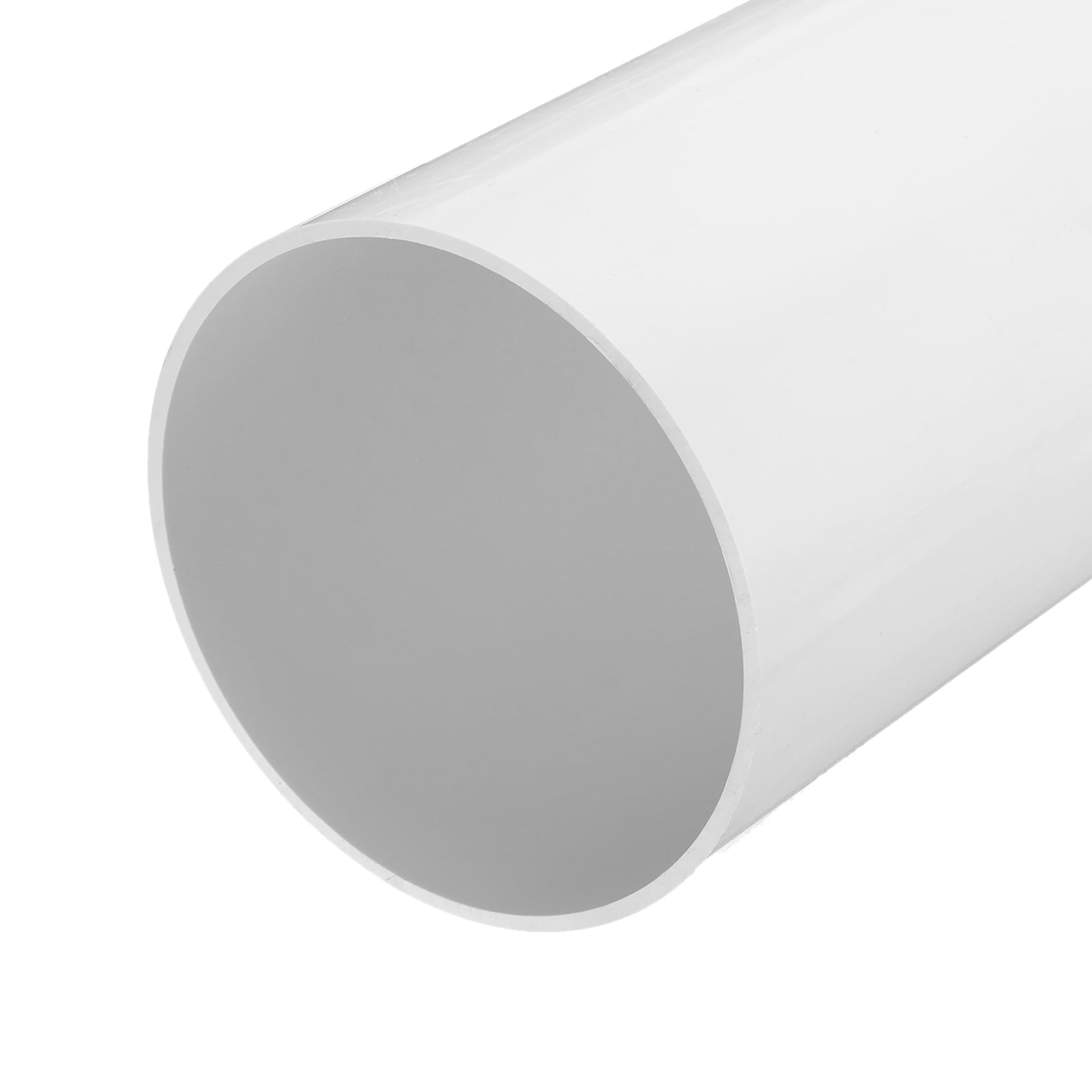 Unique Bargains PVC Rigid Round Pipes High Impact White 152mm ID 160mm OD