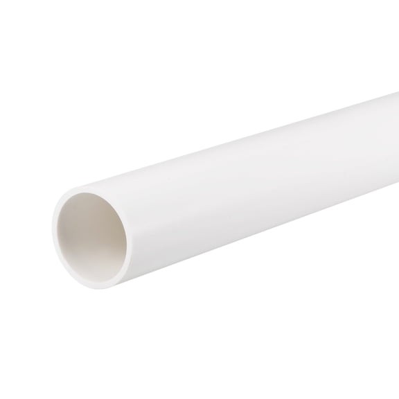 Unique Bargains PVC Rigid Round Pipes White 1.1 x 1.26"