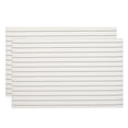 thumbnail image 1 of Unique Bargains PVC Washable Woven Place Mats for Dining Tables White 450x300mm 2 Pcs, 1 of 6