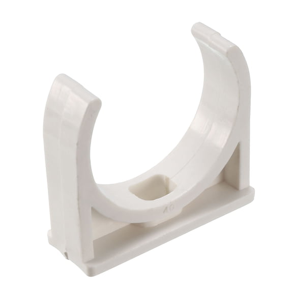 Unique Bargains Water Supply Pipe Clamp Clips, Fit for 40mm Outer Dia Pipe 20Pcs