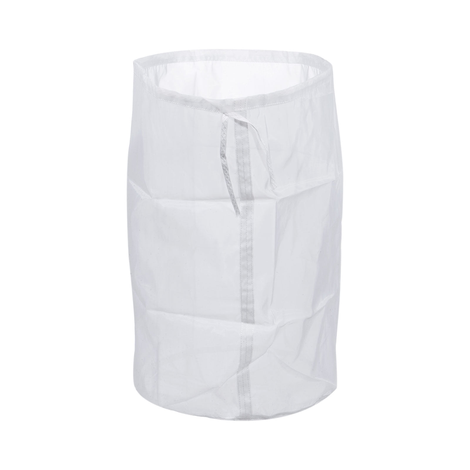 Unique Bargains Paint Filter Bag Nylon Strainer with Drawstring White 160Mesh