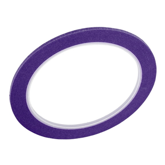 Unique Bargains Painters Tape 27.34 Yards x 0.16 Inches x 140 um Masking Master Tape Purple 1 pc