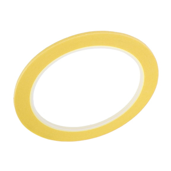 Unique Bargains Painters Tape 27.34 Yards x 0.16 Inches x 140 um Masking Master Tape Yellow 1 pc
