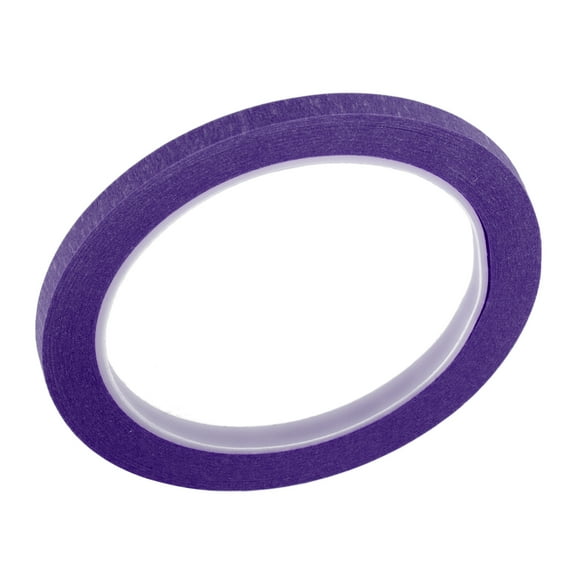 Unique Bargains Painters Tape 27.34 Yards x 0.24 Inches x 140 um Masking Master Tape Purple 1 pc