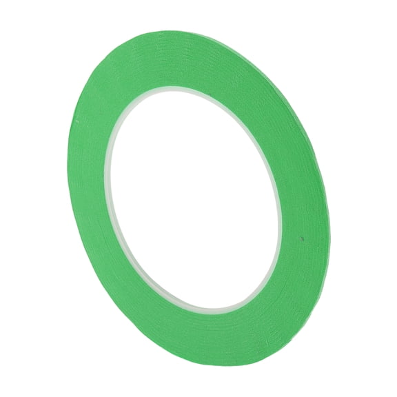 Unique Bargains Painters Tape Easy Removal Masking Master Tape 140U Green 0.06 Inches x 52.5 Yards
