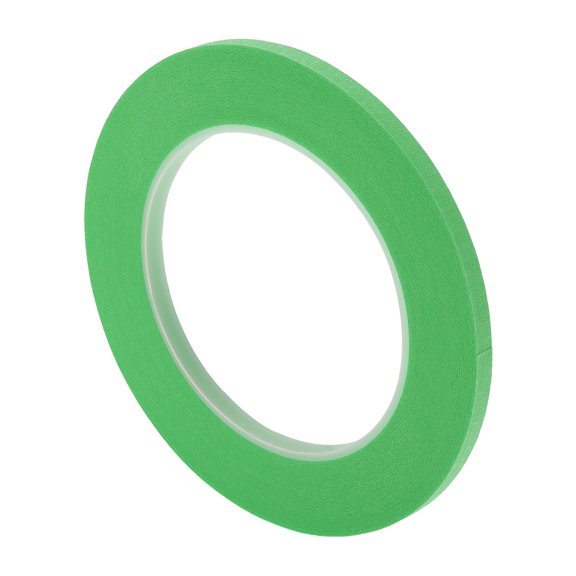 Unique Bargains Painters Tape Easy Removal Masking Master Tape 140U Green 0.2 Inches x 52.5 Yards