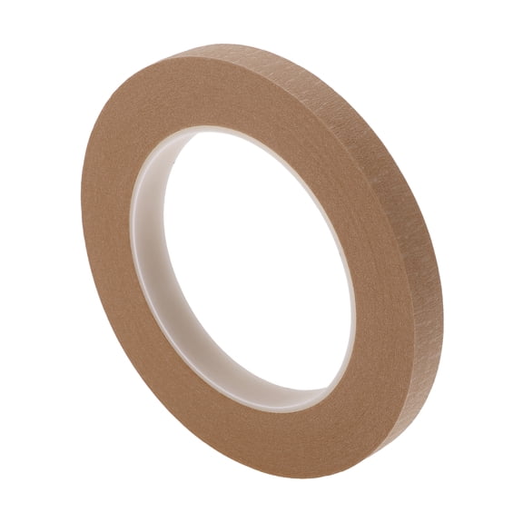 Unique Bargains Painters Tape Easy Removal Masking Master Tape 140U Brown 0.5 Inches x 52.5 Yards