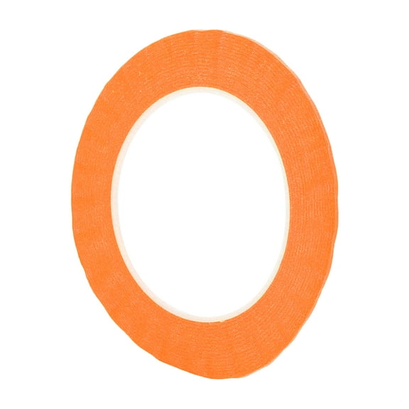 Unique Bargains Painters Tape Easy Removal 5500x0.15x0.01cm/60.15 Yards x 0.06 Inches x 140um Masking Master Tape Orange