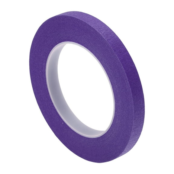 Unique Bargains Painters Tape Easy Removal 5500x1.2x0.01cm/60.15 Yards x 0.47 Inches x 140um Masking Master Tape Purple